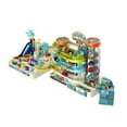 thumbnail image 1 of Juego de garaje para niños, vehículos de juego de 3 niveles con ascensor, elevador, rompecabezas, pistas de coches, juegos de montaje, juego de, 1 of 9