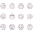 thumbnail image 1 of 24 colgantes de acero inoxidable 304 con los 12 signos del zodiaco y constelaciones., 1 of 7