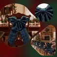 thumbnail image 5 of Fabric Bow Decoration for Chair, Holiday Party Ornament, 5 of 5
