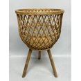 thumbnail image 1 of Hometrends 16.9 inch bamboo planter with feet, 1 of 1