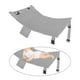 thumbnail image 2 of Reposapiés de avión Yuyangstore Hamaca de pie de viaje portátil ajustable Gris 45cmx35cm, 2 of 5