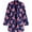 Navy Blush Bow, variant on Sleep Cardigans Robe Bed Jackets for Women Toasty Cozy Plush Fleece Coat Cloud-Soft Velvety House Jacket Loose Oversized Fuzzy Flannel Outwear, S-XXL