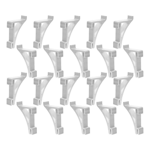 unbranded 20 Pcs Cooler Shelf Freezer Hook Fridge Brackets Commercial Refrigerator Clips