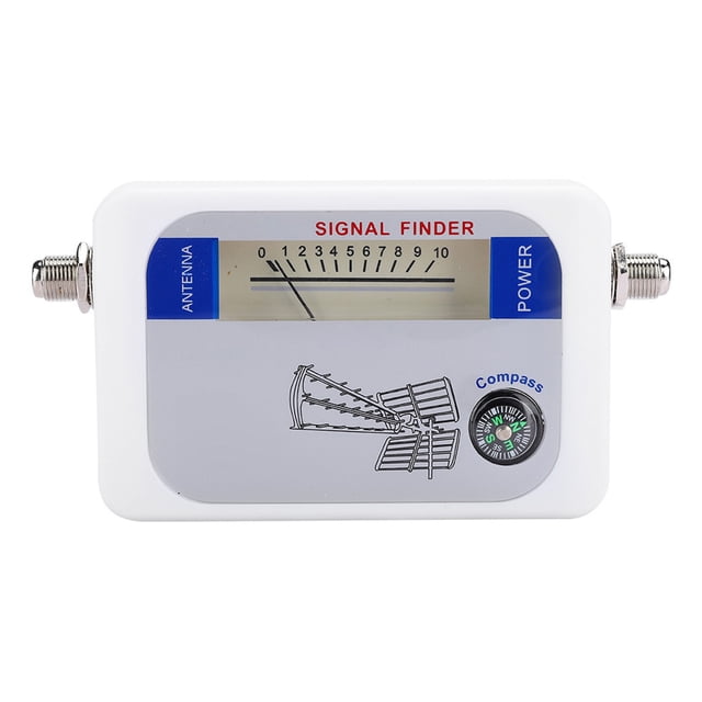 Buscador de señal satelital, DT‑007W Medidor de intensidad de señal satelital digital sensible Buscador de satélite Muy recomendado