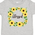 thumbnail image 4 of Inktastic Blessed Sunflower Wreath Girls Toddler T-Shirt, 4 of 5