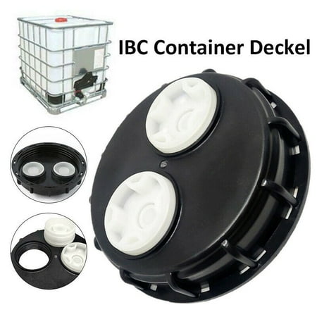 

IBC Container Lid IBC Tank Cap DN150 Ø 165mm With 2x G2 Stoppers Closed TPE-V