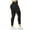 Black, variant on Lovskoo Workout Running Yoga Leggings for Women Cargo Pants Tummy Control Quick Dry High Waist Elastic Yoga Pants with Pockets Black