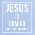 thumbnail image 5 of Wild Bobby Jesus Is Coming Are You Ready? Inspirational/Christian Women Graphic Long Sleeve Tee, Light Blue, Medium, 5 of 5
