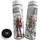 thumbnail image 5 of Taza de acero inoxidable portátil con aislamiento de temperatura y pantalla, de gran capacidad, inteligente, con bonitos dibujos animados de Neon Genesis Evangelion, 5 of 6
