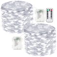 thumbnail image 1 of Fairy Lights EXF, paquete de 2 unidades, funciona con pilas de 10 m, 100 LED, 1 of 7