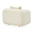 thumbnail image 5 of Michael Amini Sassani Chenille Accent Chair - Crepe/Gold, 5 of 13