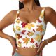 thumbnail image 1 of Balery Autumn Leaves 1 Sujetadores deportivos con espalda cruzada para mujer, acolchados, sin costuras, de alto impacto, ideales para yoga, gimnasio, entrenamiento y fitness.-X-Large, 1 of 8