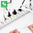 thumbnail image 4 of GREENCYCLE 50PK Compatible for Brother P-touch 9mm x 8m Black on White TZ TZe TZe-FX221 TZ-FX221 TZe-221 TZ-221 Flexible ID Cable Wire Label Tape, 4 of 7