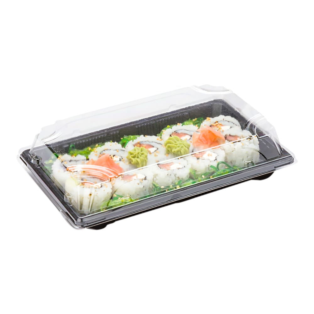 Clear Recycled PET Lid for Maki TreeSaver™ Sushi Tray