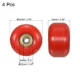 thumbnail image 2 of Uxcell Skateboard Wheels with Bearings Street Wheels for Skateboards Cruiser Wheel Red, 2 of 5