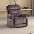 thumbnail image 5 of Furniture of America Sunbeam Fabric Power Lift Recliner in Dark Gray, 5 of 5