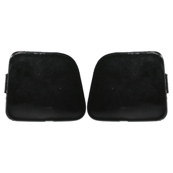 Unique Bargains Pair Unpainted Front Left Right Bumper Tow Hook Cover for Toyota Prius V 2015-2017 No.52128-47040 Black