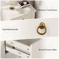 thumbnail image 2 of Tribesigns 3-Drawer Nightstand, Wood Night Stand with Storage Drawers, Modern Bedside Table Side End Table for Bedroom, 2 of 8