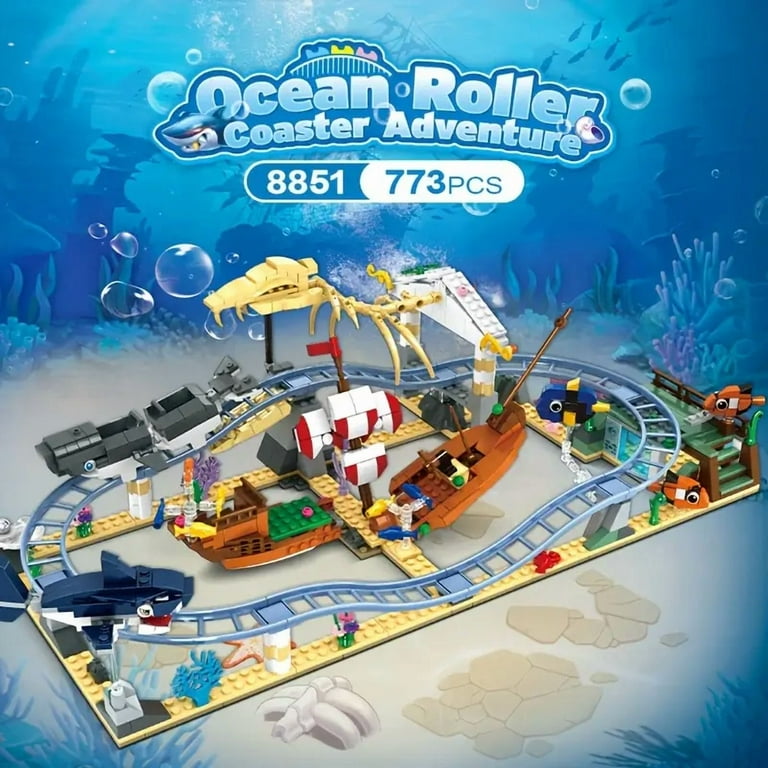 GZBrick 3-in-1 Ocean World Track Building Sets Compatible with