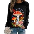 thumbnail image 2 of Xuyuer Womens Casual Fashion Sweatshirts Loose Pullover Sweatshirt Long Sleeve Crewneck Tops, 2 of 5