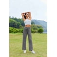 thumbnail image 3 of PINSPARK Wide Leg Yoga Pants Women High Waisted Workout Pants UPF 50+ Drawstring Sweatpants with 4 Pockets, 3 of 8