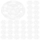 thumbnail image 1 of 100 botones transparentes para camisa, abrigo, broches invisibles, broches de presión, accesorios de costura DIY (20 mm), 1 of 6