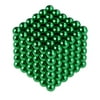Green Color Set of 216 pcs (5 mm) Magnetic Balls Beads, Round Buildable Rollable Magnets, Stress Relief Desk Office Toys, Multi-Use Craft & Refrigerator Magnets, Educational Building Blocks