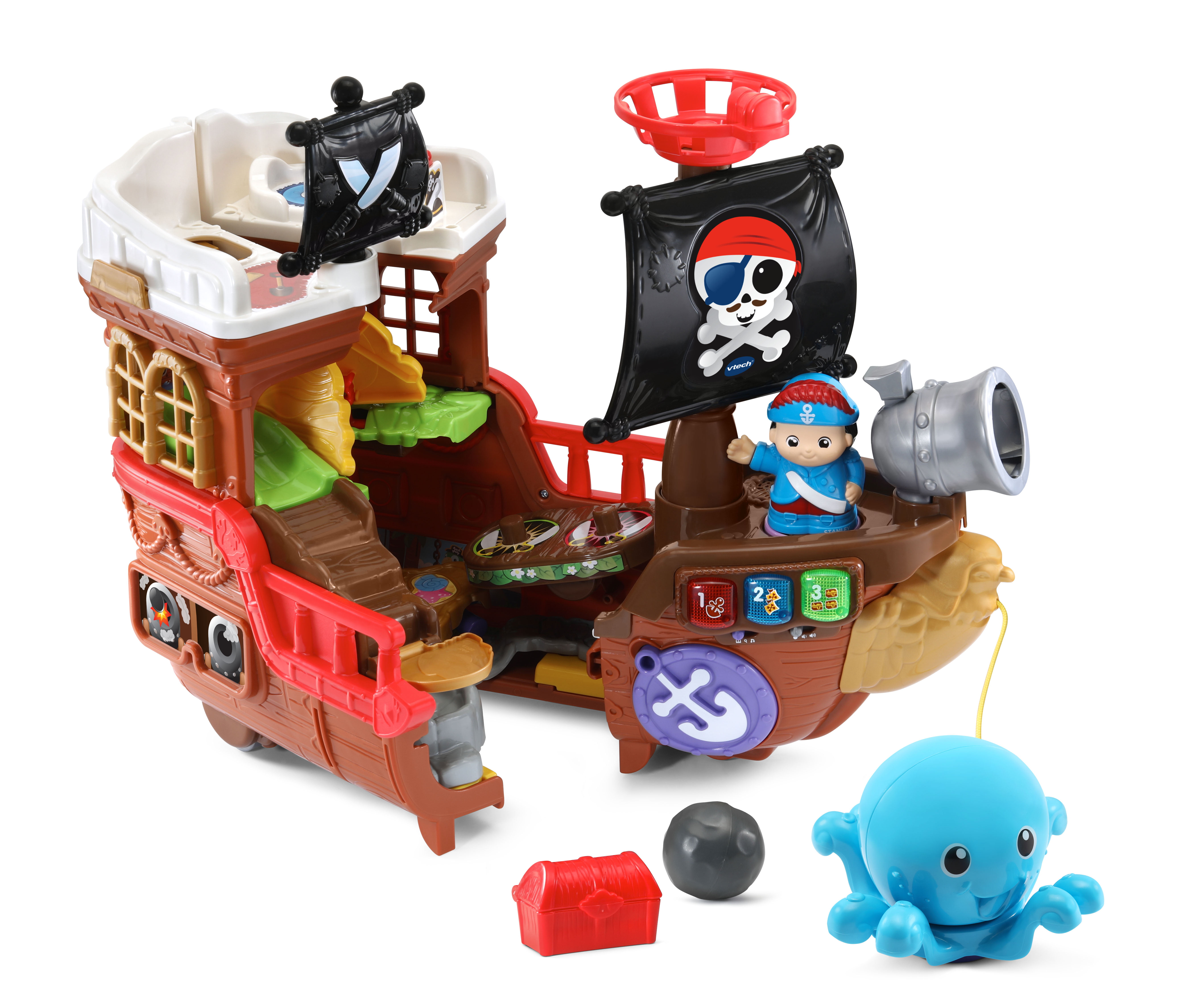 Pirate Ship Vtech Toot-Toot Friends Pirate Ship Activity Set Play Set New Boxed. 