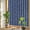 Navy Blue White, variant on Rainbow Window Privacy Film, Black Striped Static Cling Decorative Window Film PVC, Black White Stripes Farmhouse No Glue UV Blocking Glass Covering, Removable Stained Glass Sticker 23.6''x59''