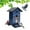 Blue, variant on Birdkiss 5lbs Squirrel-Proof Wild Bird Feeder with Bilateral Weight-Activated Perches, 14 Feeding Ports, Outdoor Bird Feeder for Garden Yard Outside, Red