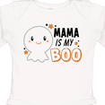 thumbnail image 4 of Inktastic Mama is my Boo with Cute Ghost Boys or Girls Long Sleeve Baby Bodysuit, 4 of 5
