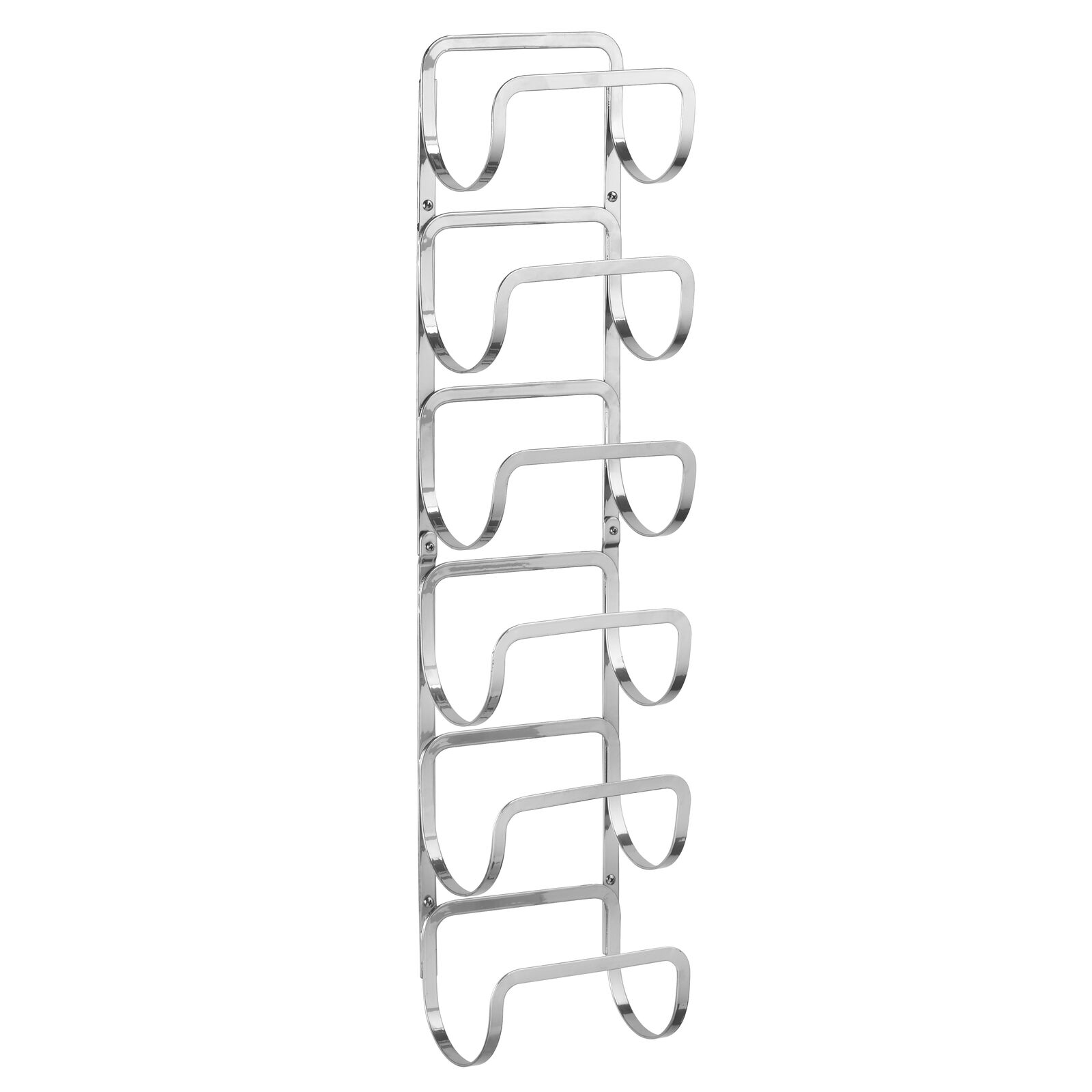 mDesign Wall Mount Towel Storage Rack for Bathroom 6Tier Hanging