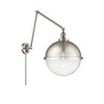 thumbnail image 3 of Innovations Lighting  Hampden - 1 Light 13" Double Extension Swing Arm Brushed Brass/Seedy, 3 of 5