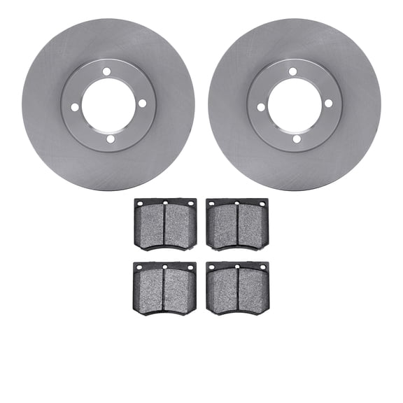 Dynamic Friction Company Front Brake Rotors with 5000 Euro Ceramic Brake Pads 6602-22023