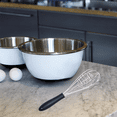 thumbnail image 5 of Batidor de huevos manual de acero inoxidable, batidor de crema para el hogar, utensilio para hornear, palo agitador líquido para huevos, 5 of 5