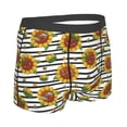 thumbnail image 2 of KLL Cute Sunflowers Men's Cotton Boxer Briefs Underwear-Large, 2 of 8