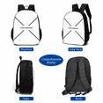 thumbnail image 2 of Rick And Morty School Bag Three-piece, Multi-size Backpack, Student School Bag, 2 of 3
