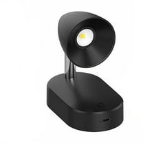 Gnmfd Wireless Rechargeable Wall Spotlights Remote Control Sensor Indoor Background Wall Light LED Bedside Lamp Adhesive No Hole Installation For Bedroom Hallway Entrance Living Room Home Lighting