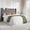 Gray, variant on Einfach Full Size Bed Frame, Velvet Upholstered Headboard with Charging Station & Storage Shelf, Ample Under-bed Storage Space, White