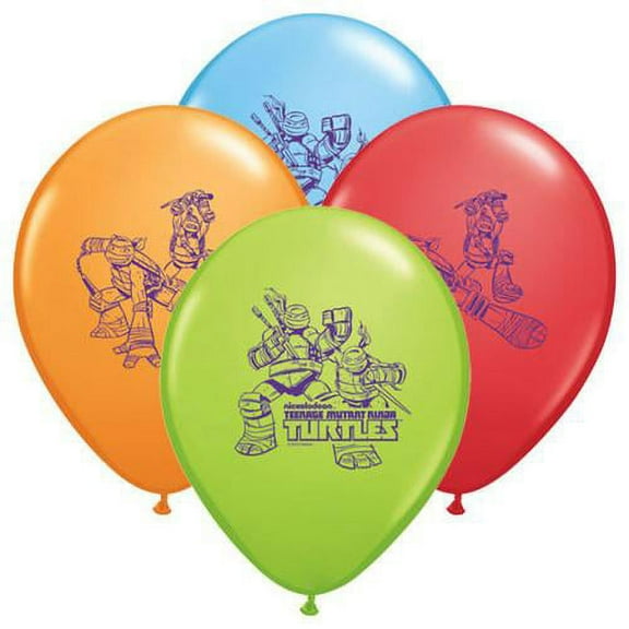 LOONBALLOON Ninja Balloons, 11″ TEENAGE MUTANT NINJA TURTLES