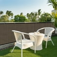 thumbnail image 4 of NAWAY 4'X11' Custom Size Privacy Screen Fence Heavy Duty Fencing Mesh Shade Net Cover for Wall Garden Yard Backyard Brown (We Make Customized), 4 of 7