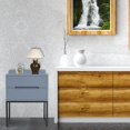 thumbnail image 4 of 【HOSTK】Grey Modern Wooden Nightstand - 2 Drawers with Metal Legs, Multi-Use Bedside Side Table for Bedroom & Living Room, 4 of 7