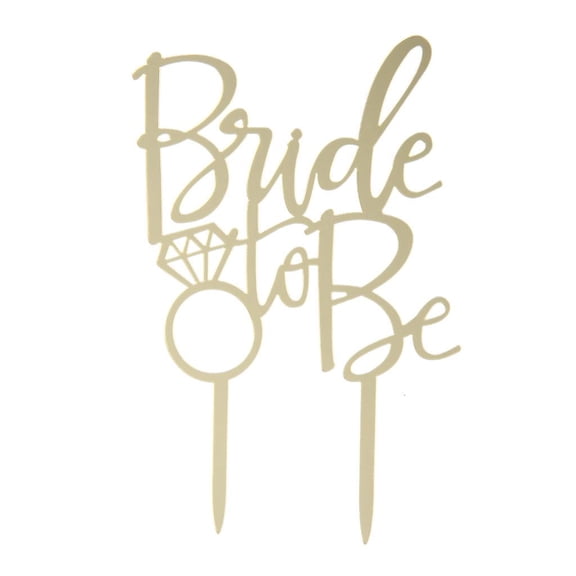 SDFGTstore Sweet Bride To be Cake Topper Cupcake Wedding Engagement Bridal Party Decoration