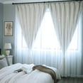 thumbnail image 3 of Cortina de ventana ahuecada, cortina de sombra de estrellas Eccomum Beige/1m x 2m, 3 of 7