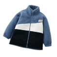 thumbnail image 2 of Esaierr Baby Kids Boys Girls Fleece Outwear Fall Winte Outwear Soft Top 3-12Y Little Big Boys Girls Cute Comfortable Casual Spring Autumn Thermal Jacket, 2 of 9