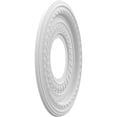 thumbnail image 2 of 10"OD x 3 1/2"ID x 3/4"P Cole Thermoformed PVC Ceiling Medallion (Fits Canopies up to 4 1/4"), 2 of 4