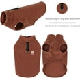 thumbnail image 6 of 2 Pack Dog Sweater Fleece Vest Pet Warm Pullover Fleece Jacket with D-Ring, Fall Winter Dog Clothes Cold Weather Coat for Puppy and Small Dogs Unisex, 6 of 6