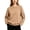 Khaki, variant on BLCHUNen Crewneck Sweatshirts Women Casual Long Sleeve Workout Shirts Solid Color Athletic Tops with Zip Pocket,XL,Navy