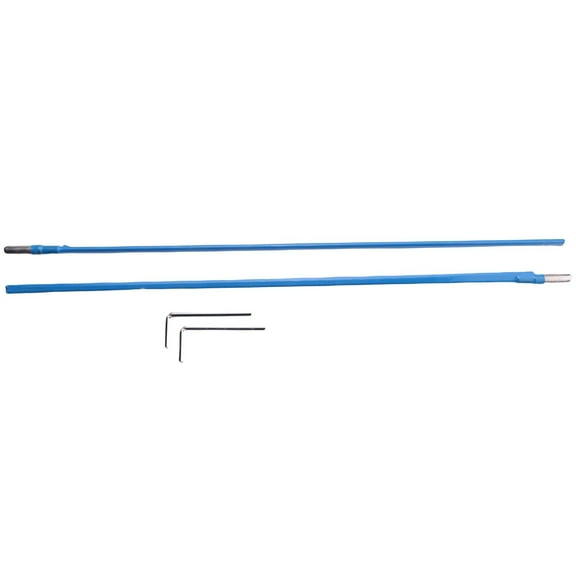 2Pcs 46cmTwo Way Rod Type Dual Action Guitar Truss Rod Steel Blue Guitar Parts Accessories