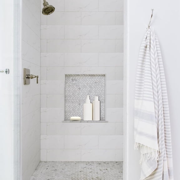 Shower Niche Tile Ready Single Recessed Shelf Waterproof Storage Box for Bathroom Renovation